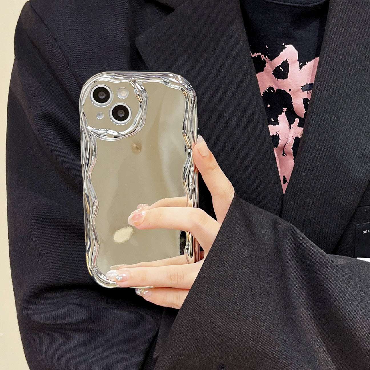 Silver Electroplated  iPhone Case