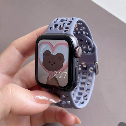 Hollow Silicone Apple Watch Strap