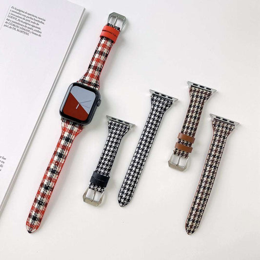 CASYFiE Bird Leather Apple Watch Strap