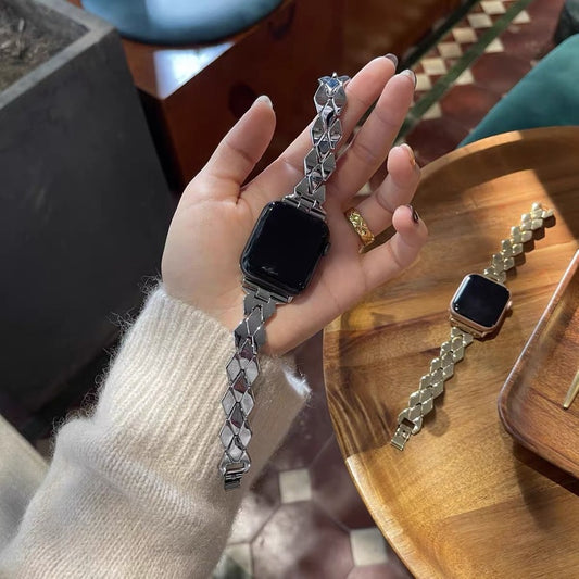 Diamond Cut Apple Watch Strap