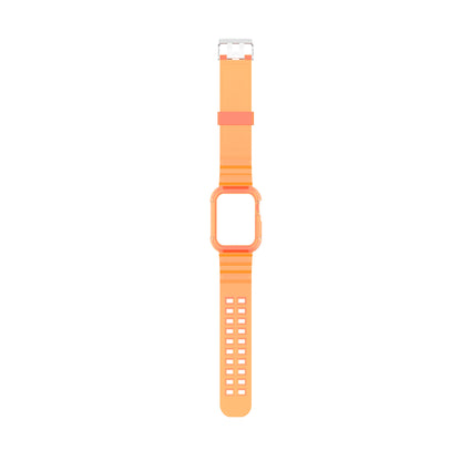 Single Loop Silicone Apple Watch Strap With Case
