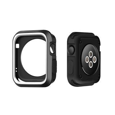 Two-color Silicone Soft Apple Watch Case 38/40/41/44 MM