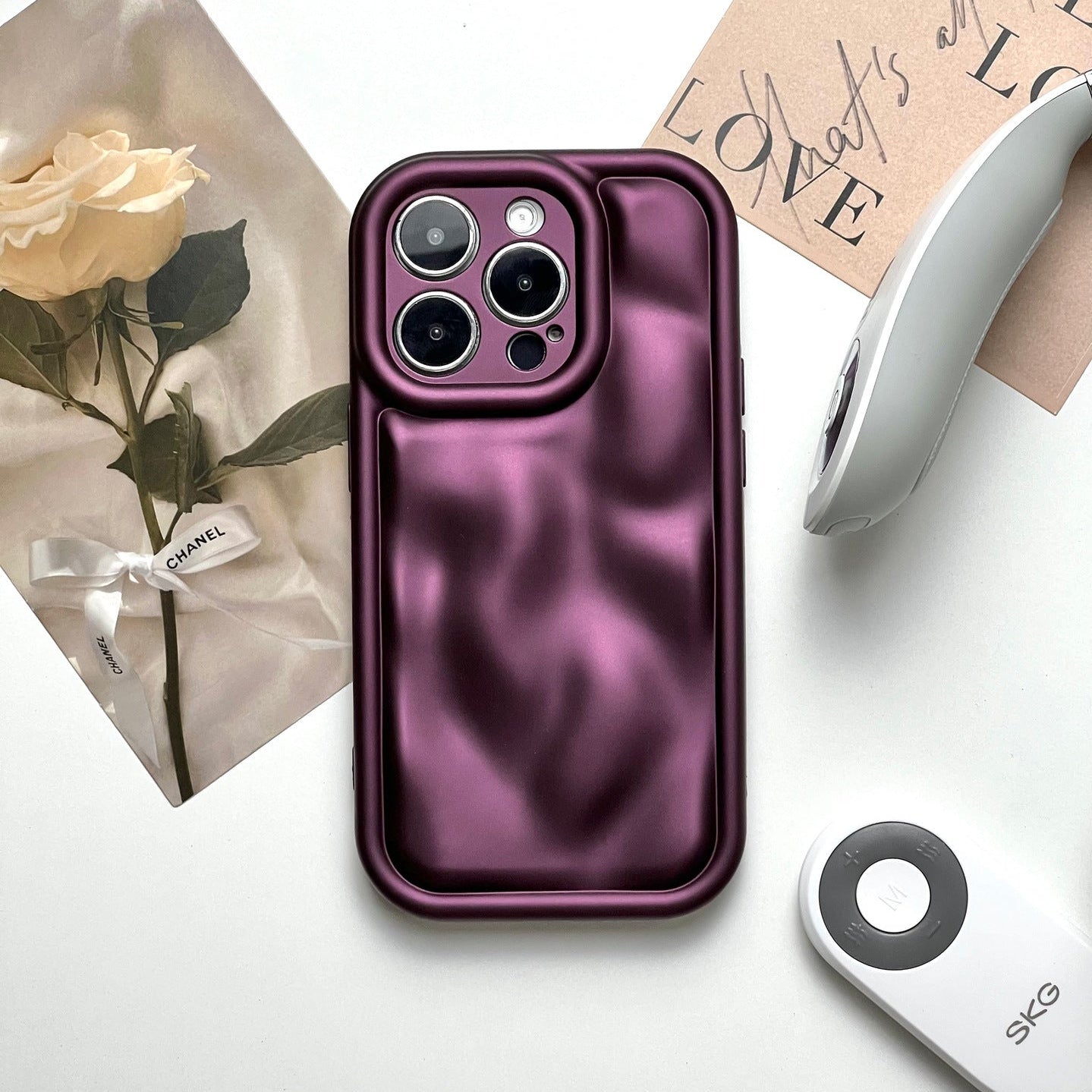Meteorite Pattern Silicone Apple iPhone Case