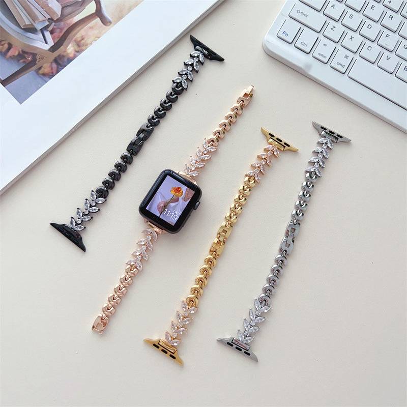 Metal Mermaid Chain Diamond Women's Apple Watch Strap