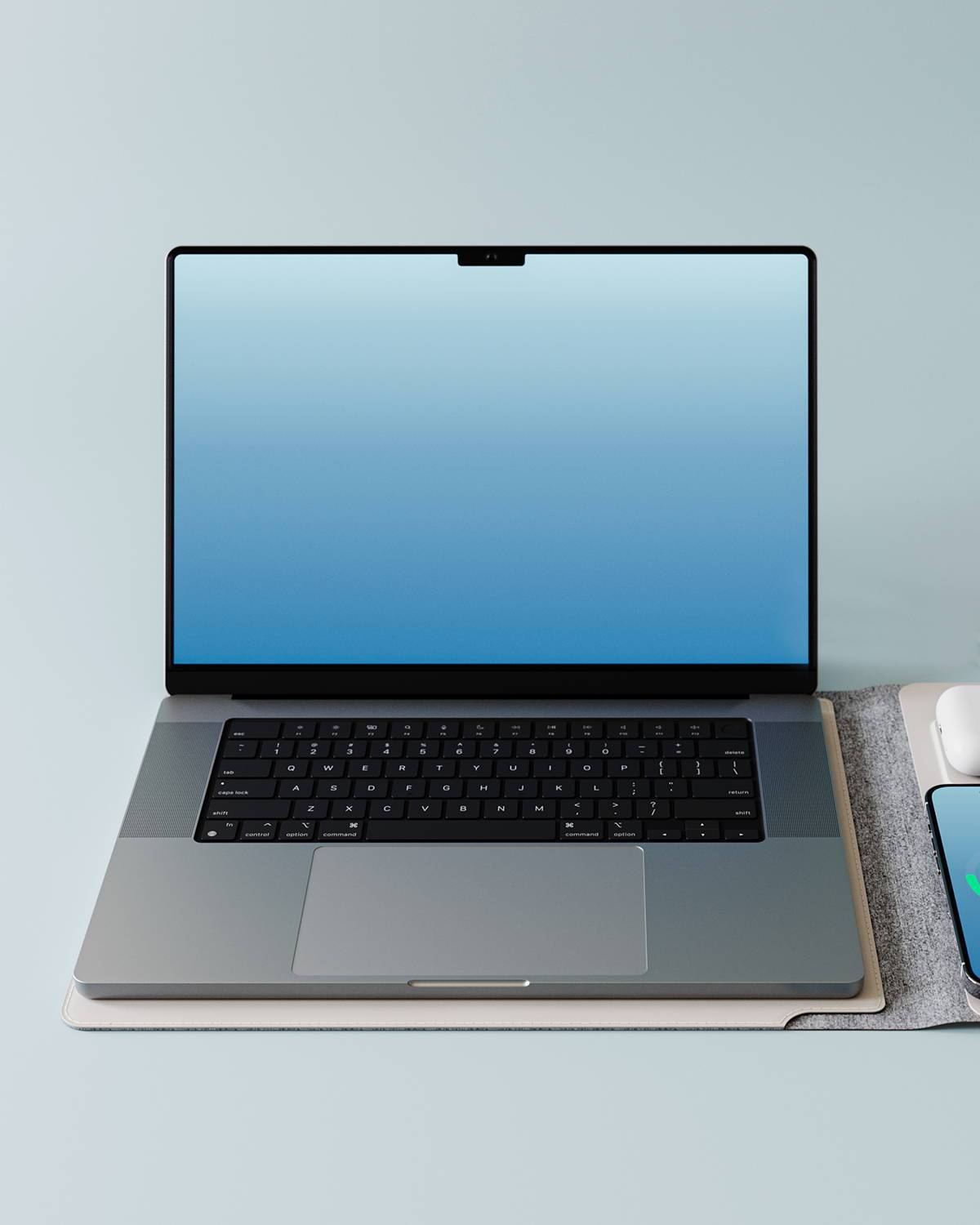 Laptop Sleeve with Wireless Charging