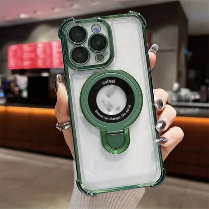 Magnetic Suction With Four Shatterproof Angles iPhone Case