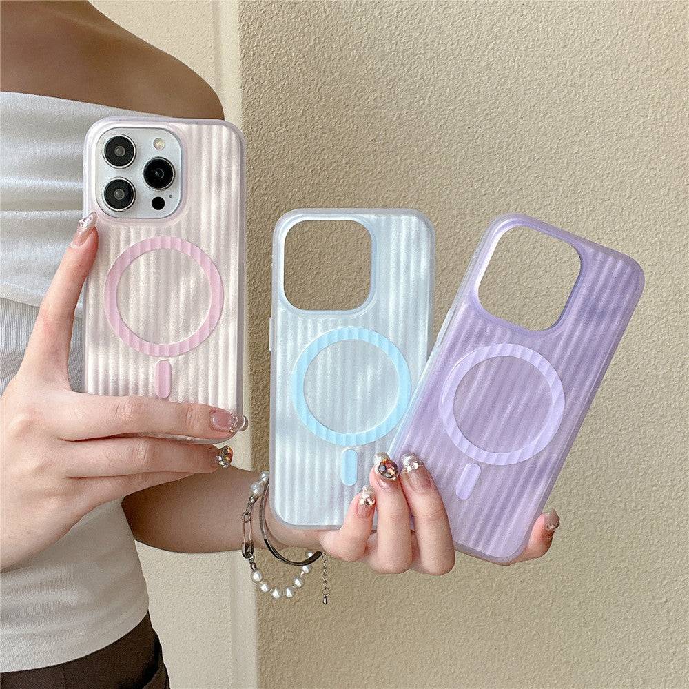 Color Corrugated Stripe Apple iPhone Case