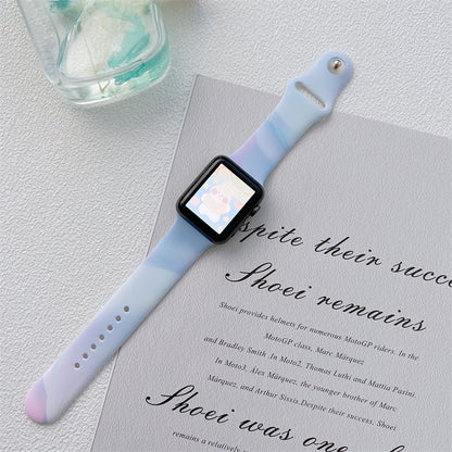 Aurora Silicone Apple Watch Strap