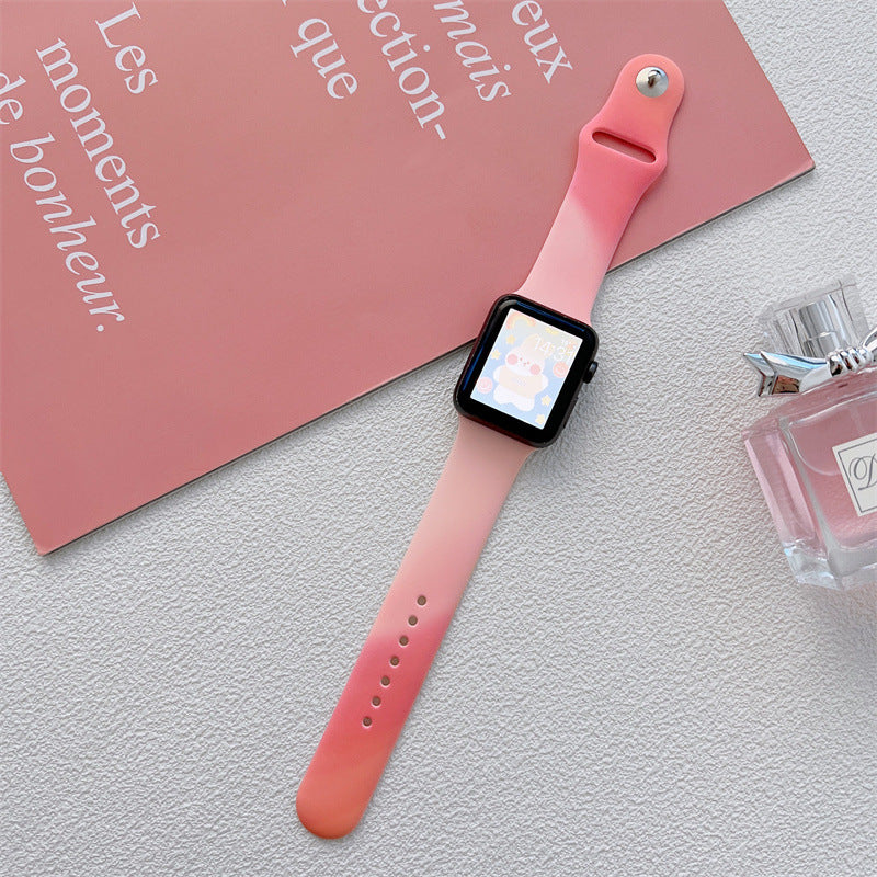 Aurora Silicone Apple Watch Strap