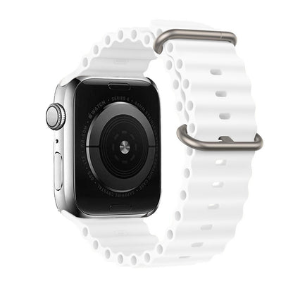 Ocean Ripple Silicone Apple Watch Strap