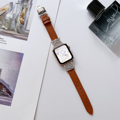Butterfly Clasp Thin Apple Watch Strap