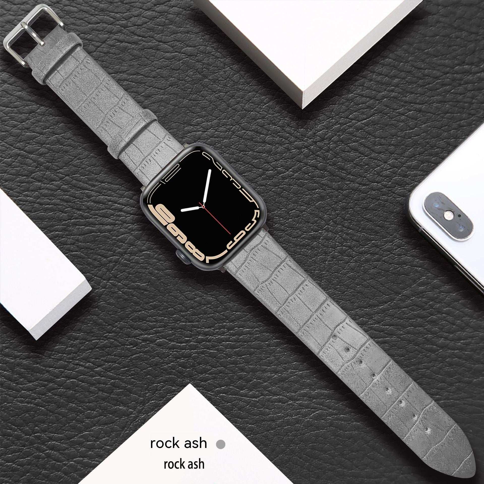 Cross-border Leather Watch Strap