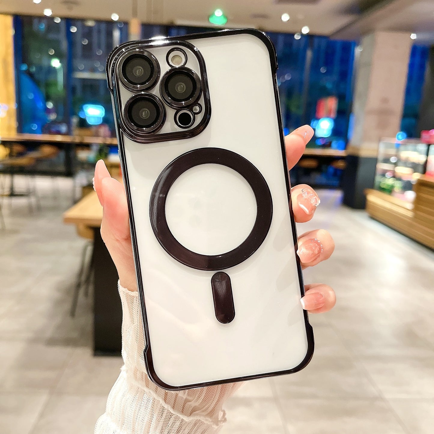 Magnetic Bezel-free iPhone Case