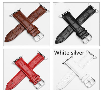CASYFiE Buckle Leather Apple Watch Strap