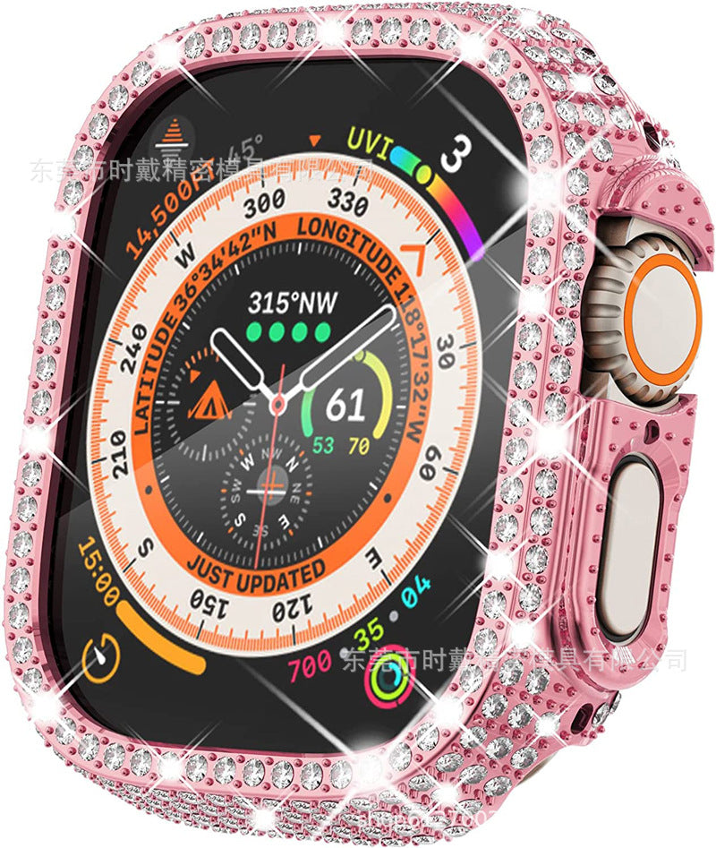 Diamond Cut-out Apple Watch Case 49 MM