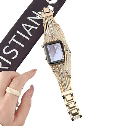 Beads Metal Apple Watch Strap For Her