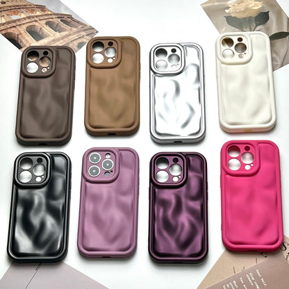Meteorite Pattern Silicone Apple iPhone Case