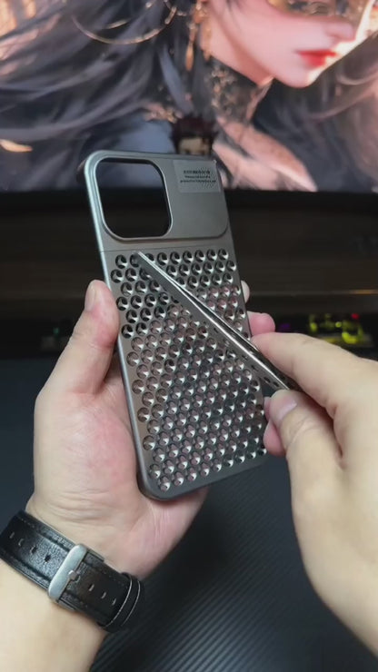 Aluminum Alloy Anti-fall Shockproof Aromatherapy Apple iPhone Case